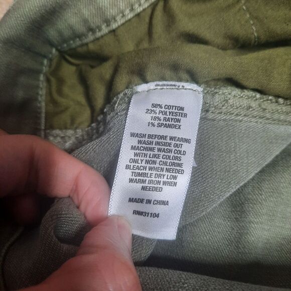 Wonderly High Rise Shorts Green Size 12 - Picture 4 of 4